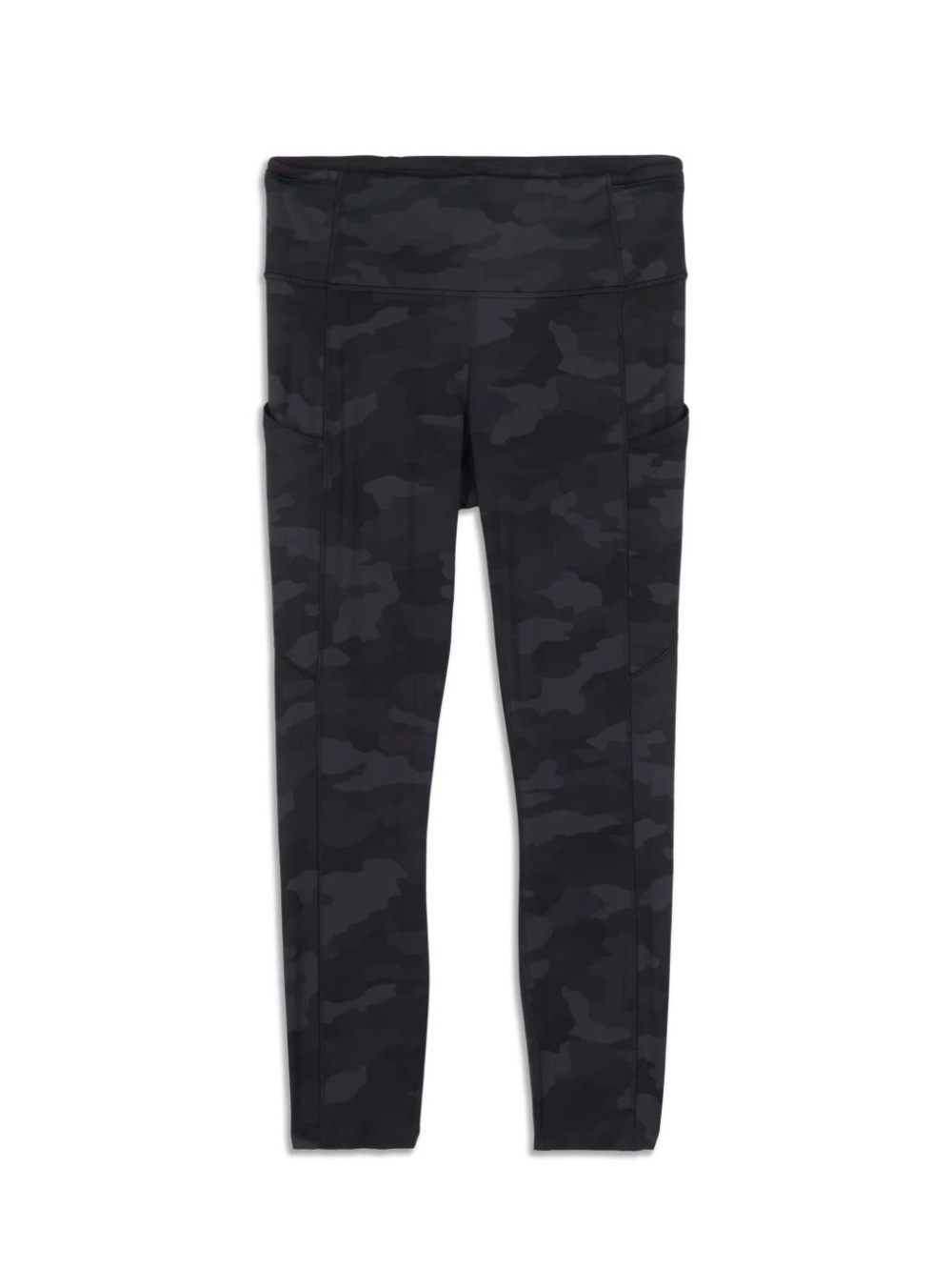 Lululemon Fast and Free High-Rise Tights 25” leggings gray Camo Sz 8 NWT